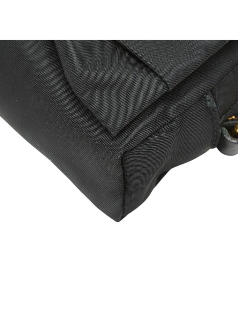Prada Ribbon Logo Pouch Black Nylon - Picture 4 of 10